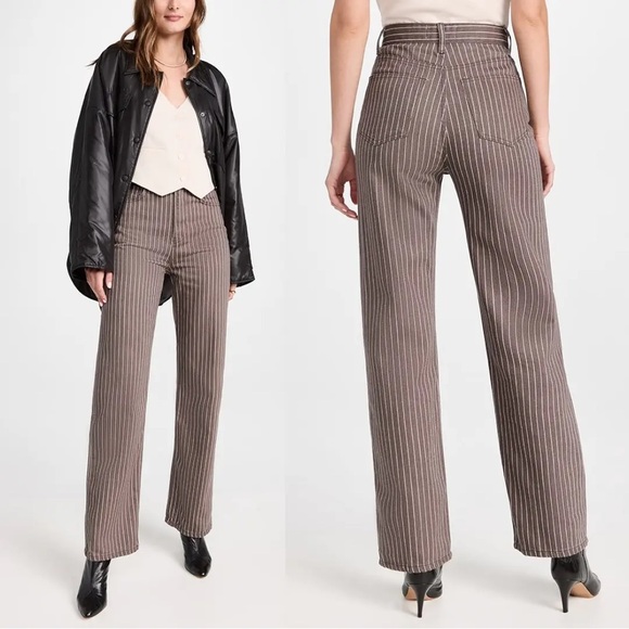 Reformation Wilder Pinstripe Jeans - Picture 2 of 13